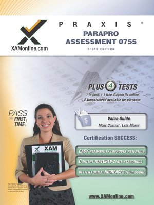 cover image of PRAXIS Parapro Assessment 0755